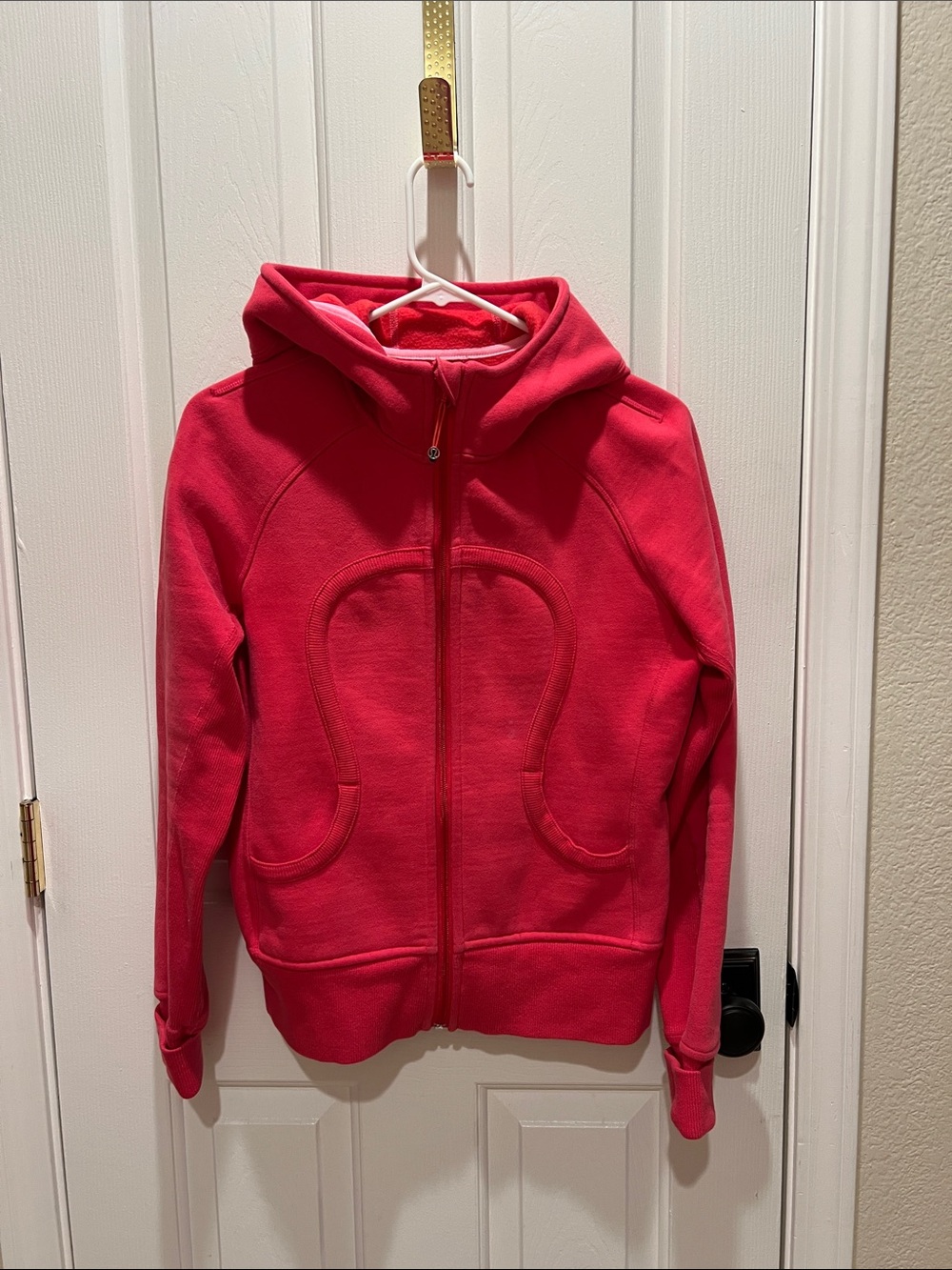 Lululemon Full Zip Scuba Hoodie Hot Pink 8